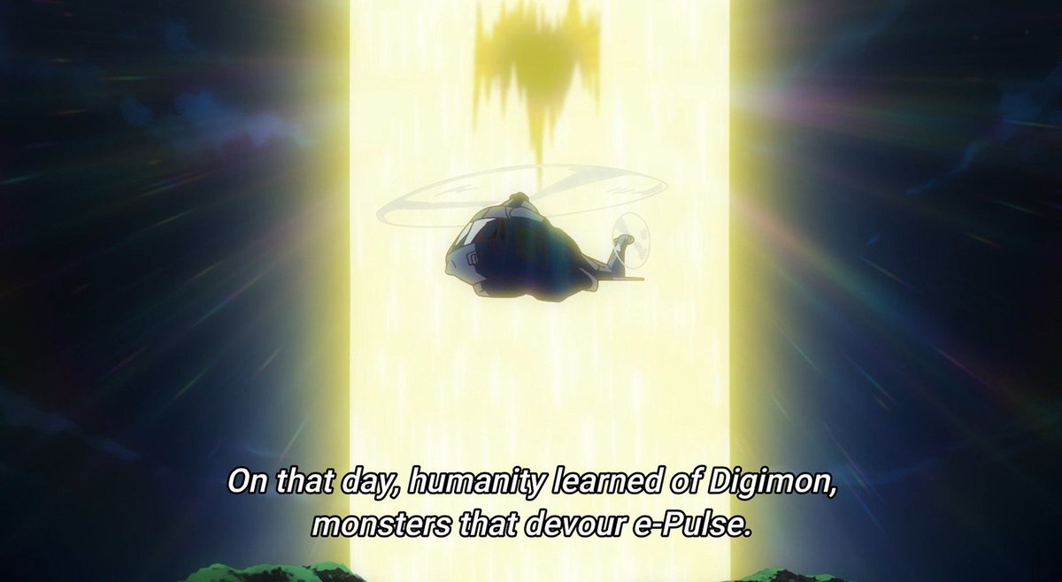 Hakasemon64's tweet photo. Cara esse último episódio me fez pensar, e se estivermos vendo uma nova história de origem prós Digimon,  sendo o próximamon o ponto de partida, sendo aquele Digimon que destruiu a Kano Island? E indo terraformar o mundo digital...e só uma teoria https://t.co/S8KLsUnMZq