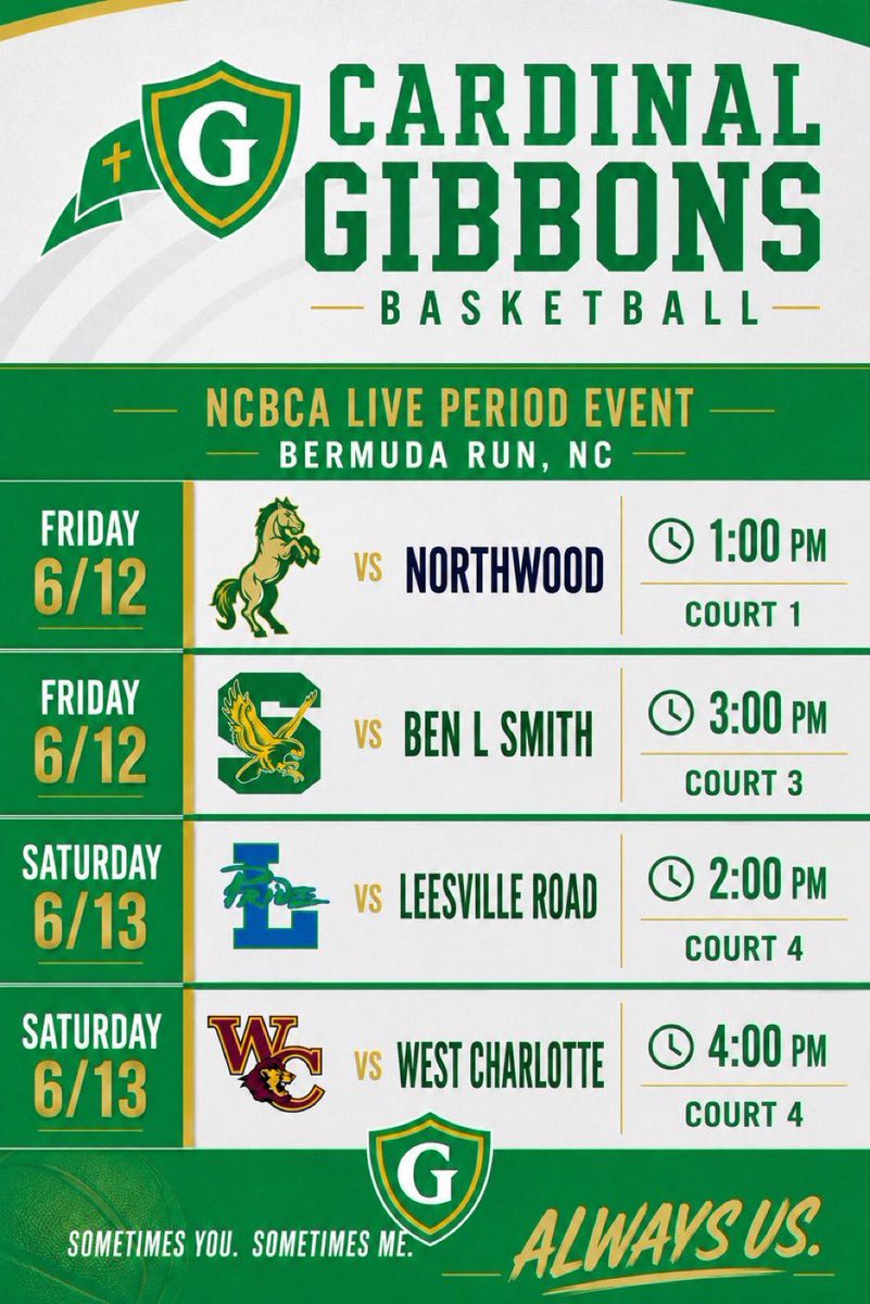 WhitGaddy's tweet photo. Excited to compete this weekend at the NCBCA Live Period Event in Bermuda Run, NC.  Schedule below ⬇️ @m_brooker11 @mbball_cghsnc @CooperOnPaper https://t.co/F53Qw9TbEl