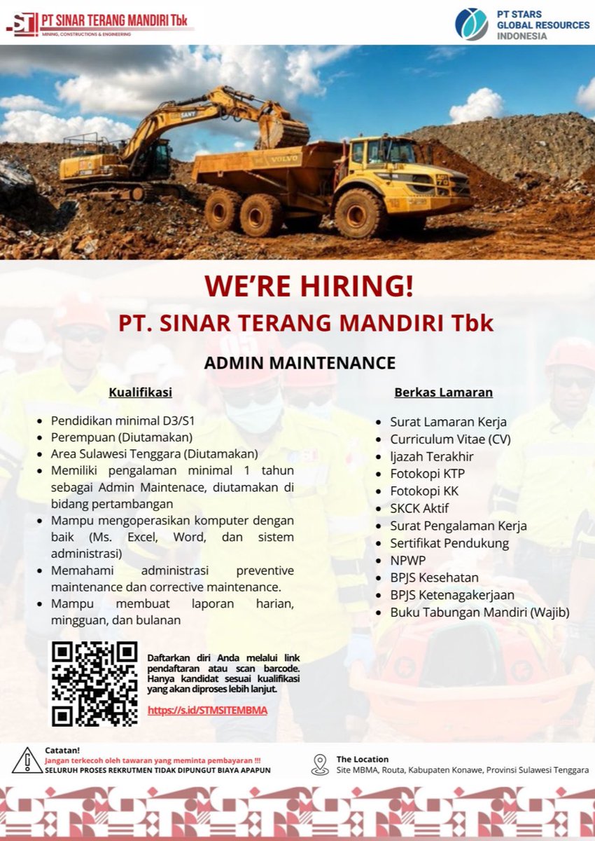 Novitayulianaaa's tweet photo. Selamat hari senin semuanya

Ini ada INFO LOKER dari aku ya, semoga bisa cocok dengan kalian yang membutuhkan. 

TETAP SEMANGAT!!! https://t.co/YQt3h52t0n