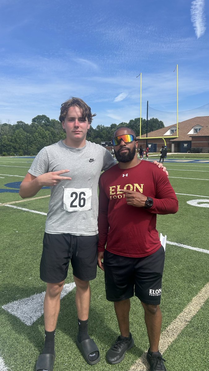 Lincoln_J45's tweet photo. Very grateful for the opportunity to compete at the wingate junior day showcase excited to keep working and gain more exposure @1BLancaster @FBCoachSeidel @KalebBaker90 @JMR_FBRecruits @Tcamp6011 @Coach_Neely @Coach_NHarris @CoachBFri29 https://t.co/3lX1jZ7Qq3