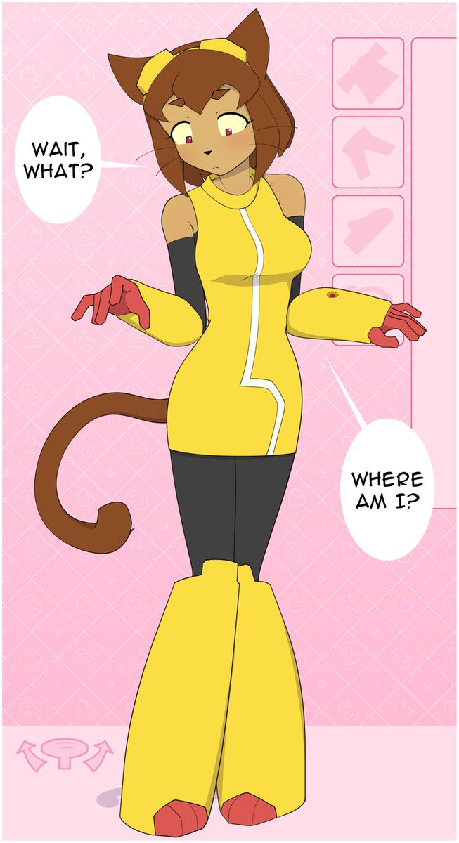furrgroup's tweet photo. Kit from Gameoverse found her way into a dress-up game. Which outfit is your favorite?
(voted for by patrons) https://t.co/buiF8IG6gu