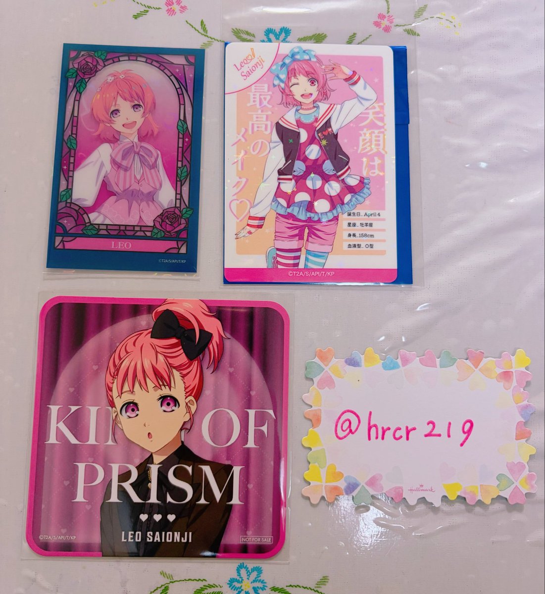 hrcr219's tweet photo. 【交換・買取】キンプリ ラウワン コラボ

ミニアクリルスタンド アクスタ

譲▶︎ 西園寺レオ

求▶︎ 涼野ユウ or 定価で譲渡

ご不快でなければ2枚目画像のものから1点お付けします(交換・譲渡どちらの場合も)

都内手渡しまたは郵送にて。
お気軽にお声掛け下さい。 https://t.co/VMKas9K2mV
