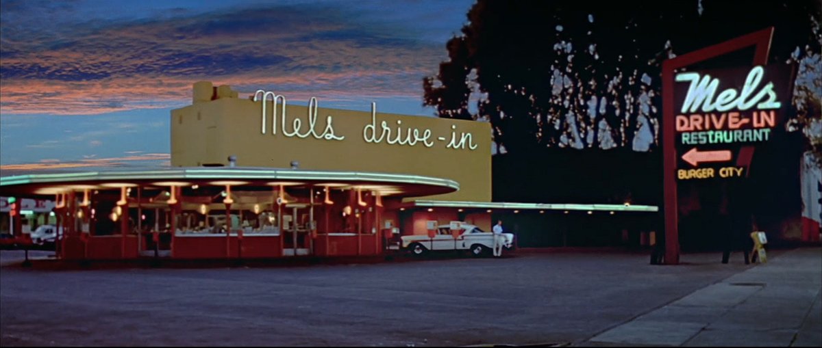 jay_yarbrough's tweet photo. You might be cool, but you'll never be as cool as Ron Howard in the opening scene of American Graffiti, posting up. https://t.co/af9MGJXEYU