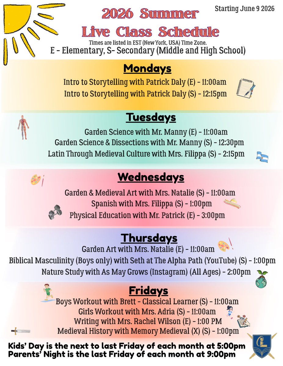 ClassicLearner's tweet photo. The Classical Learner summer session starts this week: https://t.co/kG0jHvkpdV