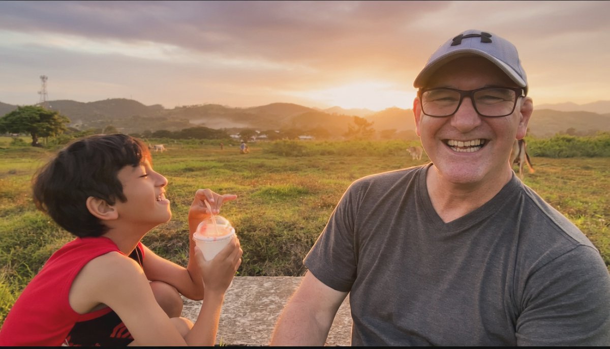 Georgenackl's tweet photo. No luxury car.
No city skyline.
Just my son, the mountains, and a life that finally feels right. https://t.co/VjtYnE2qY4