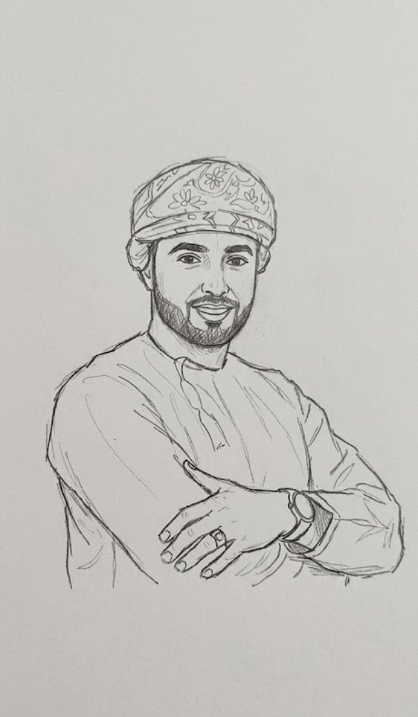 Drawnthem's tweet photo. @oGOY7iR6TlCis56 
تشرفت برسم هذه اللوحة للاخ الاستاذ سامي العامري 
 يارب يشوفها وتنال اعجابه ويسوي اقتباس🙏 ، 
وان شاء الله يعطيني هديه بسيطه دعم وتشجيع 🌹. https://t.co/Qp8wUZ27ay