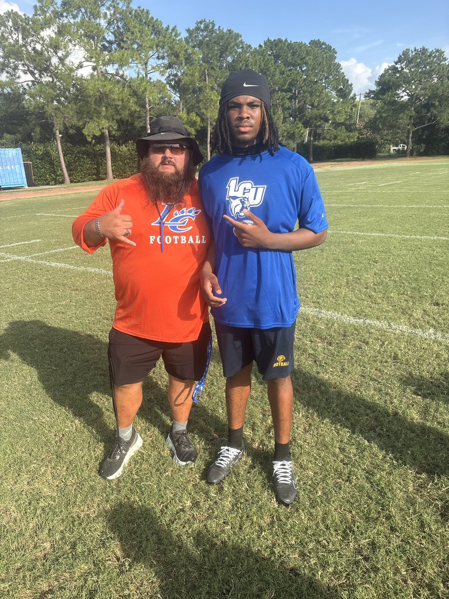 Nigelr_8's tweet photo. Had a great camp with @LCU_ftball thankful and grateful for the opportunity to come show my talent!! @CoachBenMc19 @CoachCoryYork https://t.co/fWFPNkZMdg