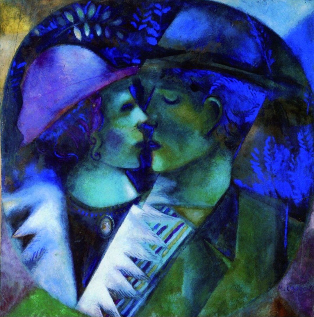 hodgetts_susan's tweet photo. So well I love thee, as without thee I
Love nothing; if I might choose, I'd rather die
Than be one day debarr'd thy company.
.
 #MichaelDrayton (1563-1631)
#ClassicLitMonday 
.
🖼️Green Lovers, c. 1915: #MarcChagall https://t.co/HNBgbetovS