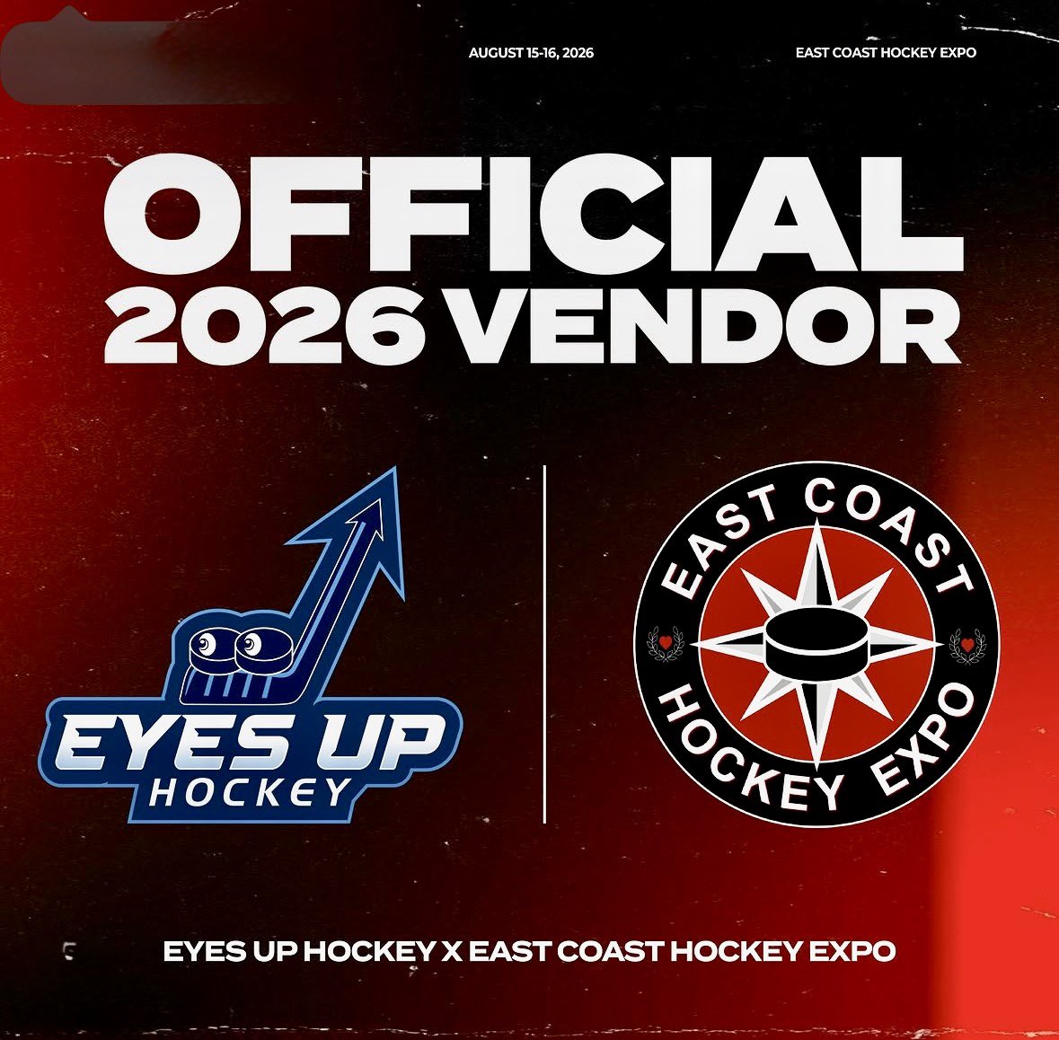 eyesuphockey's tweet photo. 🚨 We’re headed to the East Coast Hockey Expo! 🏒

Come see the training mask helping players stop looking down at the puck and start playing with their heads up.

📅 Aug 15-16, 2026
📍 East Coast Hockey Expo

Who’s coming? 👀
 
#EyesUpHockey https://t.co/Uk3mGxPIPf