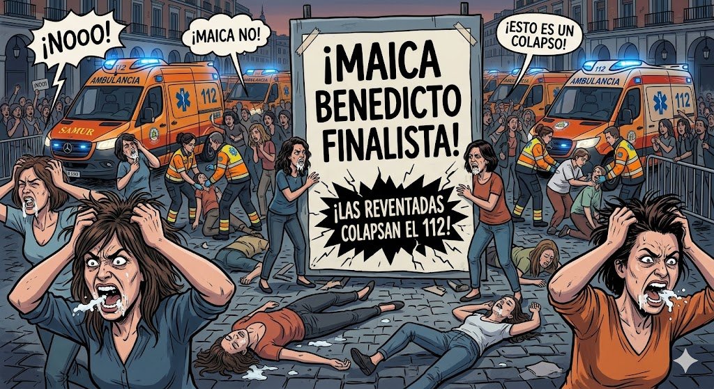 PUCHYSON's tweet photo. 🚨 ÚLTIMA HORA: Colapso en SV. 🚨

Urgencias saturadas por brotes de rabia tras el paso de Maica a la final. Reportan haters tirándose de los pelos, desmayos masivos y espuma por la boca. ¡Las reventadas no han soportado el impacto! #ConexiónHonduras14  #Maicavivientes https://t.co/tqfKILFCtZ