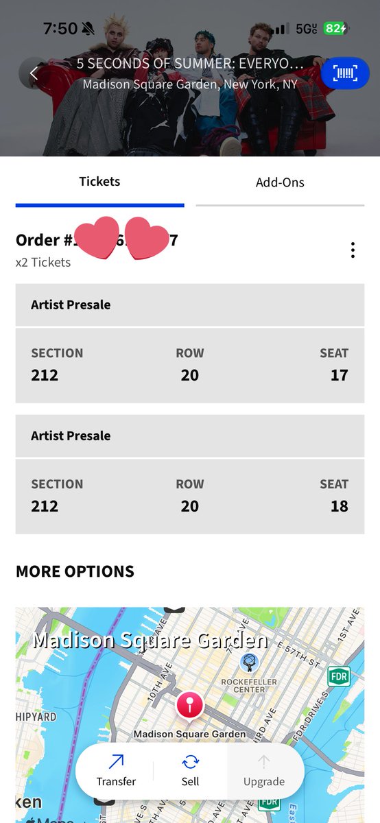 comjcbarnes's tweet photo. Selling two tickets for the 5SOS concert June 13 https://t.co/wBmvQIfnJg