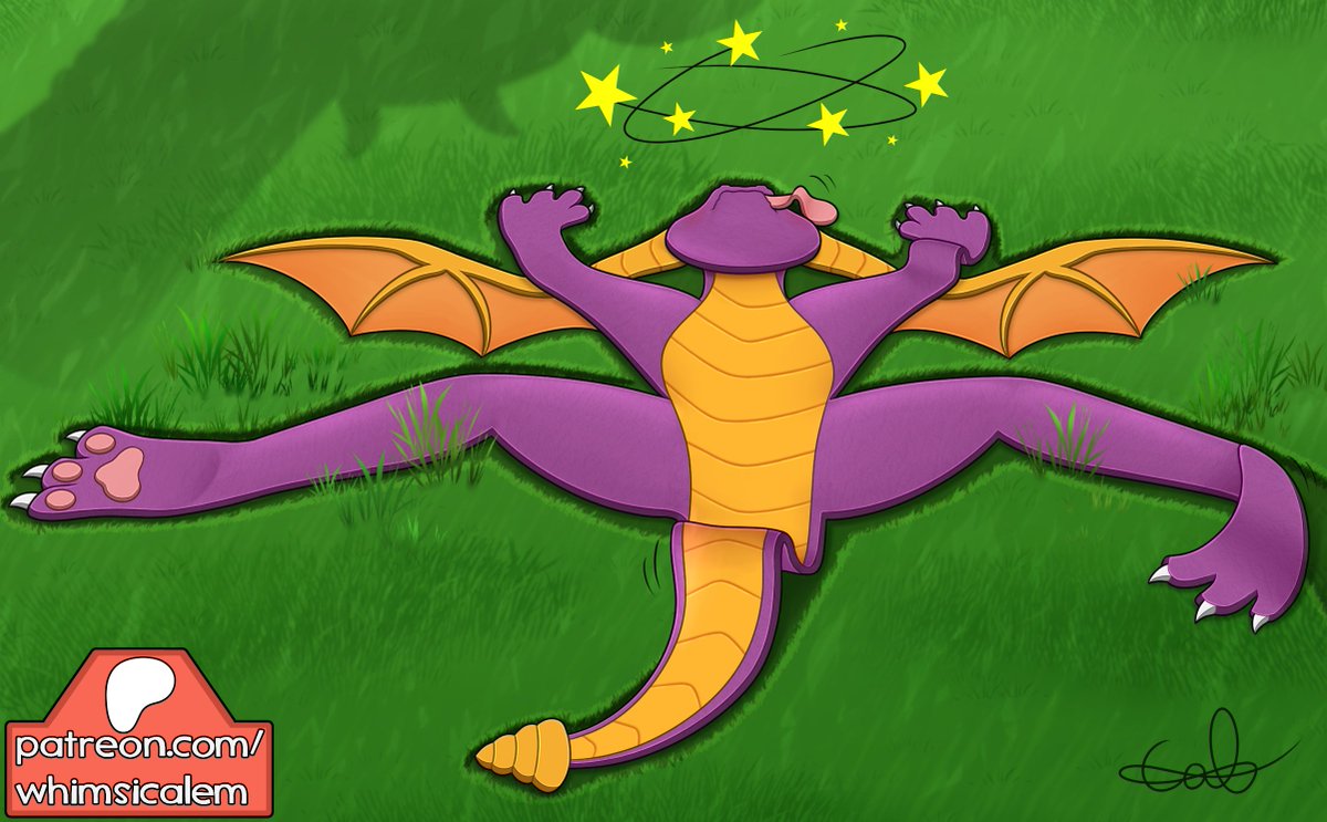 WhimsiCalem28's tweet photo. Spyro: A Pancake Beyond 🐉🥞

#Flattening #平面化 #Transformation https://t.co/h78upFJ9TH