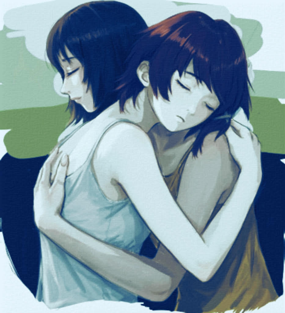 douceLavender's tweet photo. Finding a purpose is so hard as you get older, but I guess it's okay to be patient with yourself. Anyway, here's some Lain and Arisu fanart after finishing my rewatch (filter was added) https://t.co/RJZ2AfV4Zg