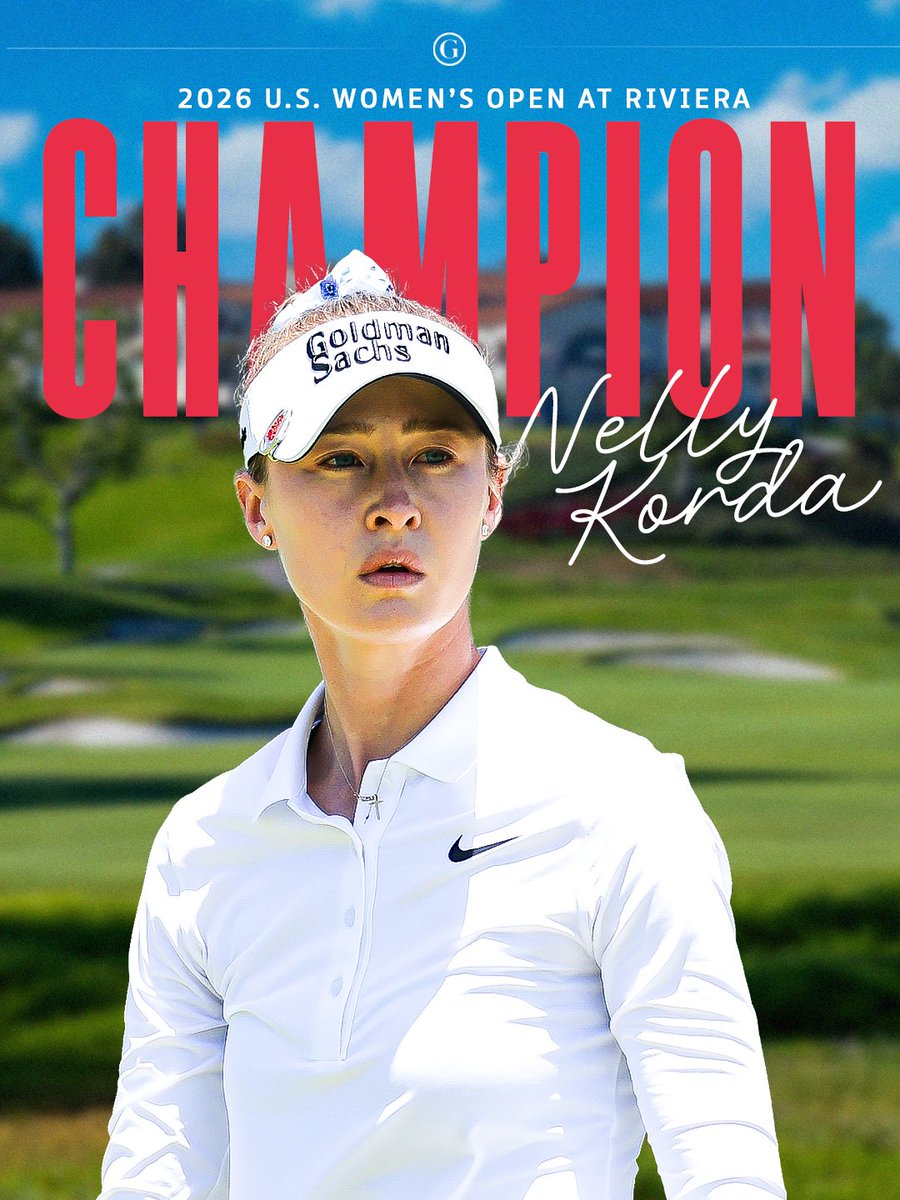 GOLF_com's tweet photo. NELLY KORDA WINS THE U.S. WOMEN'S OPEN!

This is the tournament she wanted to win the most, and she does so at a historic venue. 🏆 https://t.co/ECpWGtFnIp