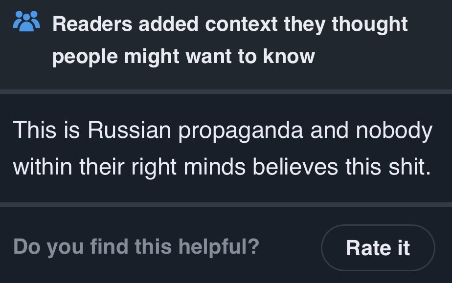 sweetcell's tweet photo. @3FlyingFishy @Whiledvid lol you're still trying to peddle that shit story?  those were not Ukrainian POW.  ruzzia lost a plane full of soldiers, and in a desperate attempt to save face the puppets in the kremlin made up a shit story about POWs.

no one believe it then, no one believes it now. https://t.co/CPWLaPctJI