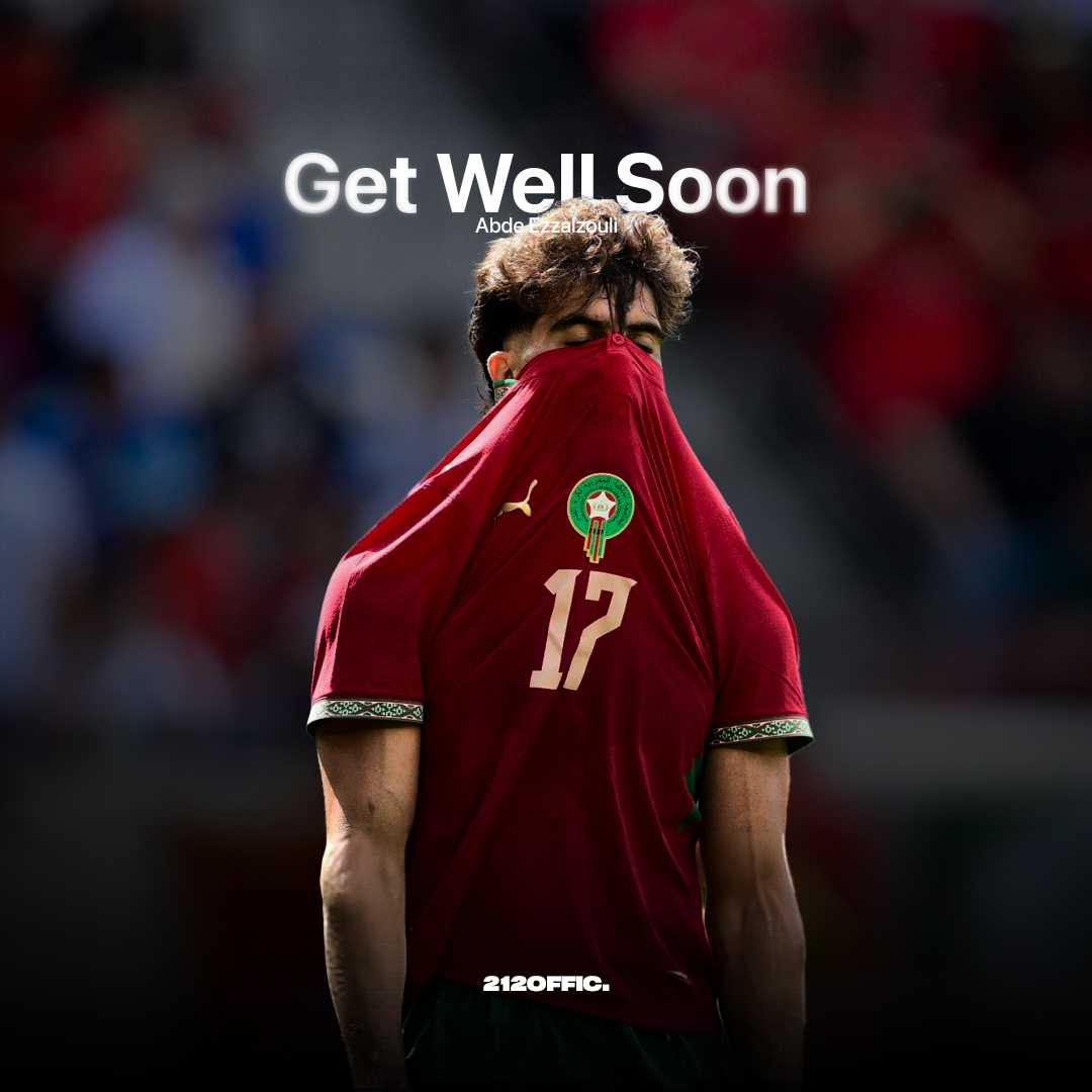212Offic's tweet photo. Worst case scenario. 😭

Mazraoui and Abde both picked up injuries in today’s final friendly against Norway.

Sending them strength for a speedy recovery—hopefully, they’ll be fit and ready for the World Cup opener against Brazil! https://t.co/Y9xeRcs4MQ