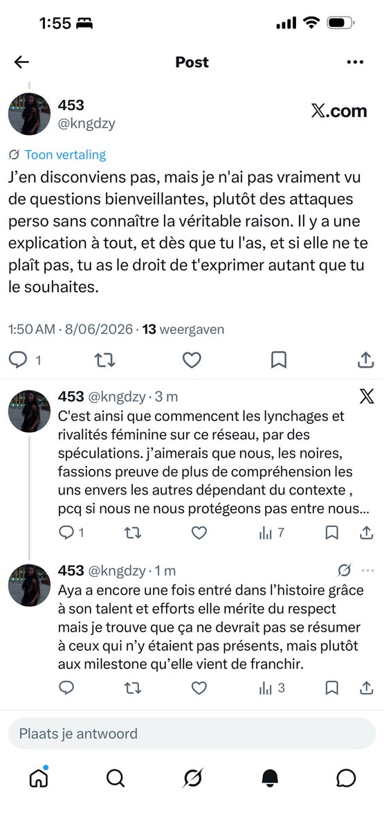 kngdzy's tweet photo. @Frankierit Excuse my French, But hey this is just coming from a BW who knows how quickly things can be twisted when it comes to us. You’ll turn around, trace her entire journey back to this, and call her bitter, 1/2 https://t.co/Ba6IgaETTZ