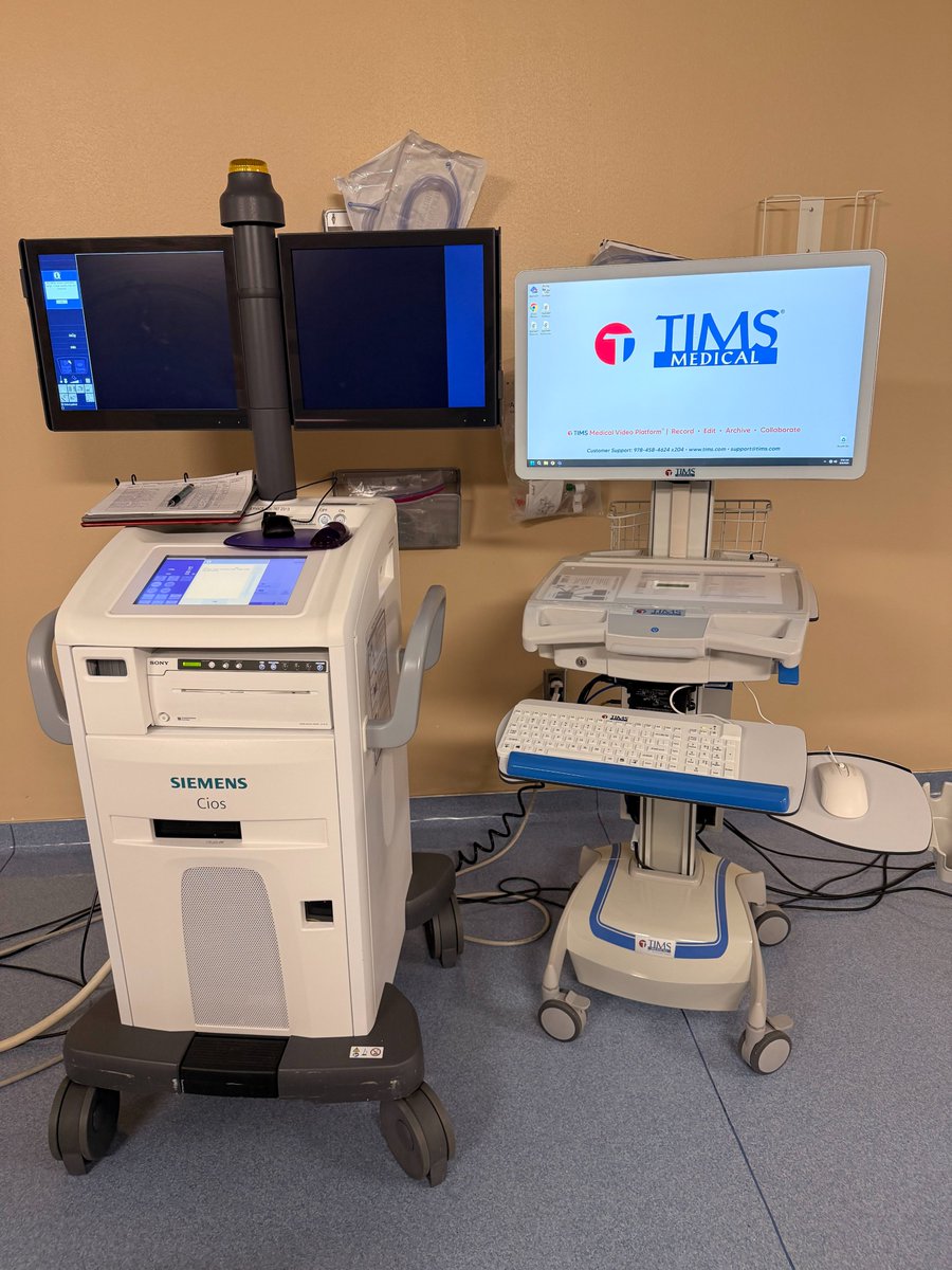 TIMSMedical's tweet photo. Recently, we traveled to Lufkin, Texas, to collaborate with the team at CHI St. Luke's Health during the installation of their new TIMS MVP software and mobile cart. As shown, the team has paired their solutions from TIMS Medical with their Siemens Cios.

The healthcare professionals at St. Luke's are dedicated to serving their community, as demonstrated by their values of compassion, integrity, excellence, and collaboration. The integration of TIMS solutions into the radiology suite supports the team's mission of making the healing presence of God known in the world by improving the health of the individuals they serve.

We are thankful for the incredible team at St. Luke's and for our partners at Siemens.