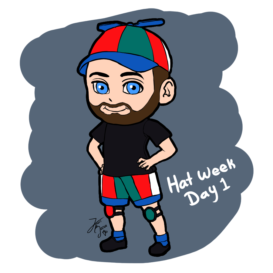 KnightJesterArt's tweet photo. Absolutely adorable hat for day 1! @KYR_SP33DY 
#hatweek https://t.co/qPkkg5o6iK