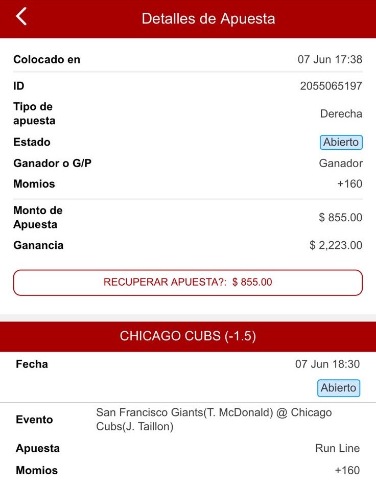 SplashBros_13's tweet photo. Cerramos la semana con este picketazo, vamos por el verde 🫡

MLB: Cubs -1.5 (+160) 🍀⚾️
13-3 https://t.co/6Vk5UjTiTR