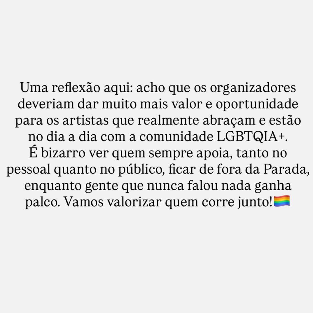 QGDAVALESCAA's tweet photo. Opinião do QG Sobre Parada LGBTQIA+ 🏳️‍🌈 https://t.co/evOjIYSjFZ