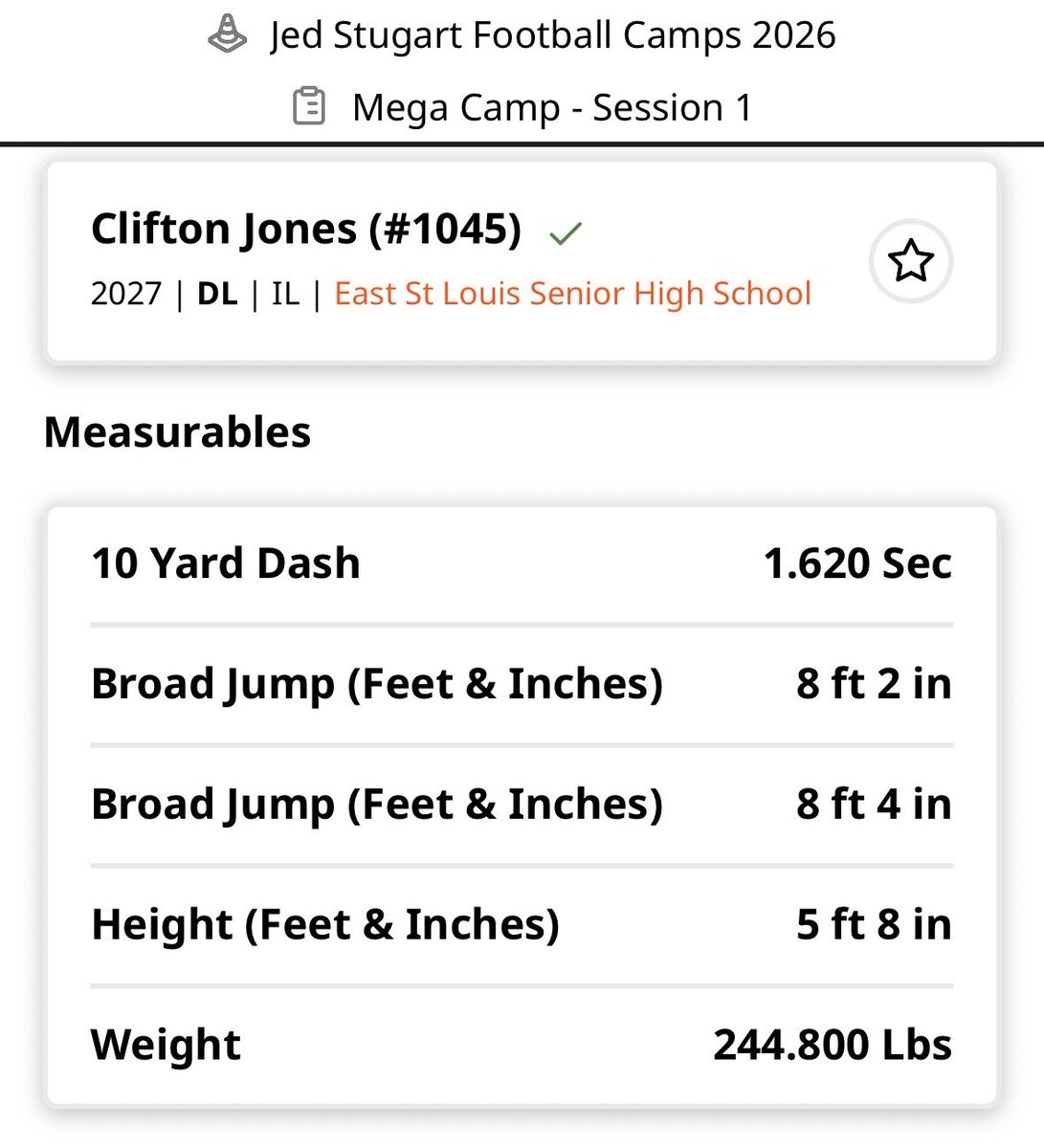 CliftonJones27's tweet photo. Some good work at the Lindenwood camp!! @CoachRodFelton @DarrenSunkett @coachnellyy @JPRockMO https://t.co/fEQN61lBzu