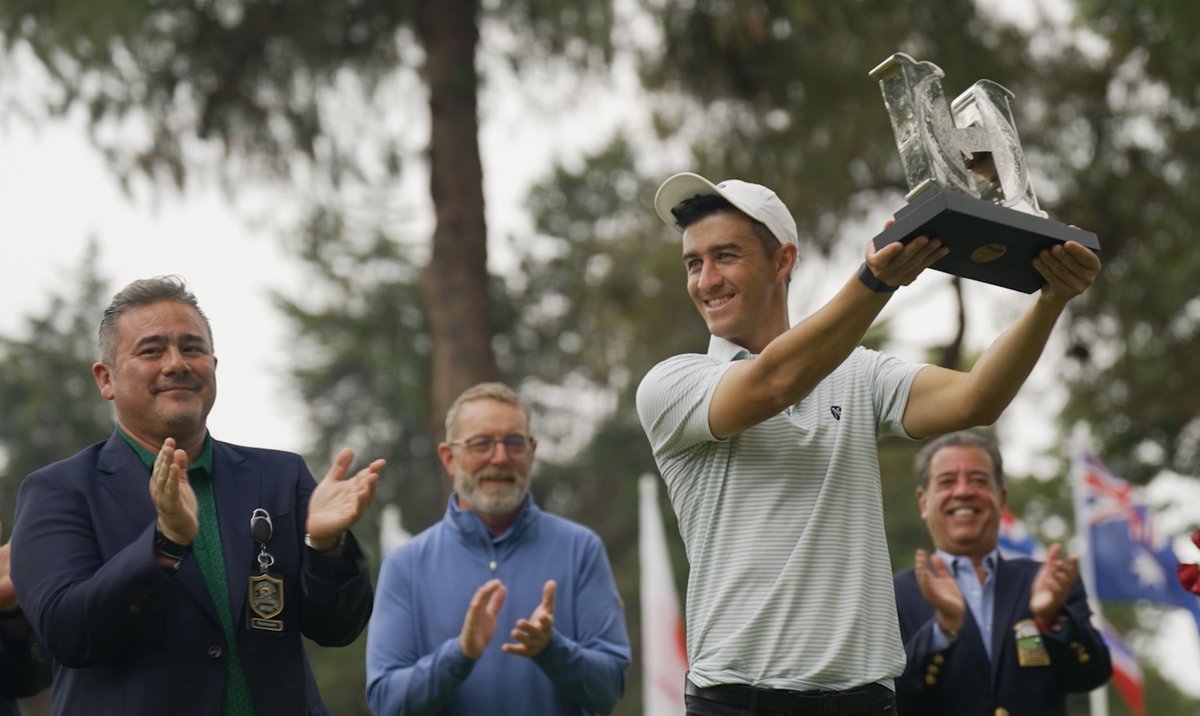 HectorJuarezC's tweet photo. Con una ronda final de 65 golpes y un birdie en el hoyo 72, el estadounidense Corey Pereira ganó este domingo, con ventaja de cuatro golpes, el título del Mexico Championship, presentado por Scotia Wealth Management, evento oficial del @PGATOURAmericas con un global de 262 (-22) en el Club de Golf La Hacienda (Estado de México). 

En el quinto lugar, con un total de 271 (-13), tras una ronda final de 67, el mexicano Omar Morales fue el mejor latinoamericano del torneo.