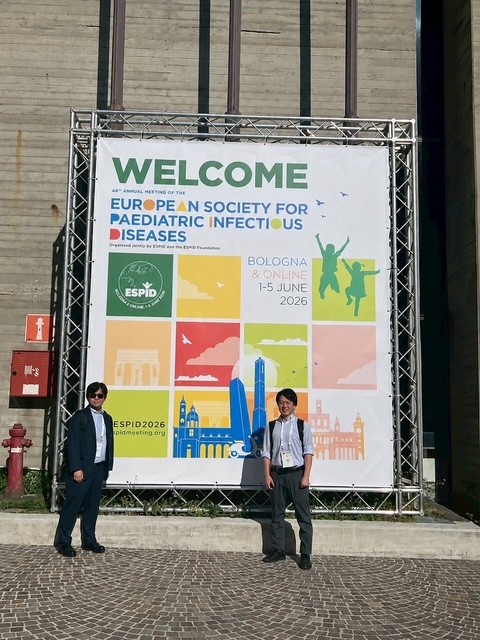 TMCMC_pr's tweet photo. イタリアのボローニャで開催された欧州小児感染症学会に感染症科の医師が参加して、抗菌薬の適正使用と耐性菌などの発表を行いました。 https://t.co/MRuKsWrpXK
