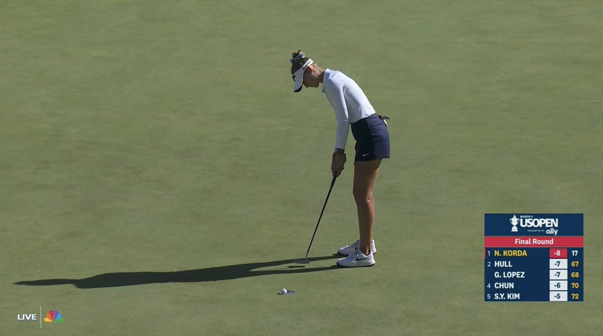fried_egg_golf's tweet photo. This putt fell to win the U.S. Women's Open. https://t.co/qnPKUR4ILg