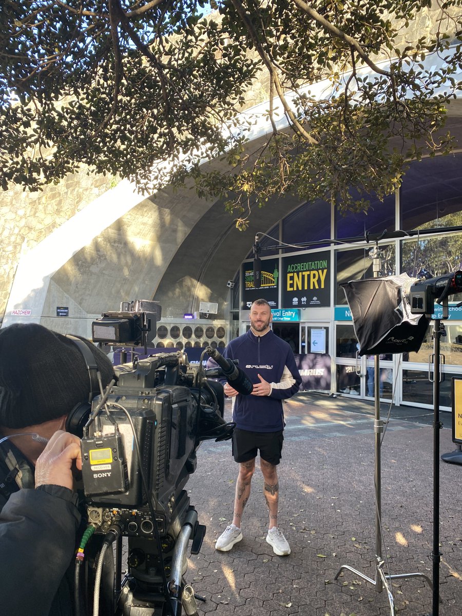 SwimmingAUS's tweet photo. Goooood morning SOPAC 🤩 Kyle Chalmers kicked off Day 1 of Trials saying hi on @sunriseon7 🎥🐬

Don’t miss King Kyle in action on these days:
💥 Day 2: Men’s 100m Fly
💥 Day 4: Men’s 100m Free
💥 Day 6: Men’s 50m Fly 

Watch every moment of the Australian Swimming Trials live on Channel 9 or secure a ticket before they sell out via Ticketek!

⏰🔥 Heats: 11am AEST, Finals: 7.30pm AEST