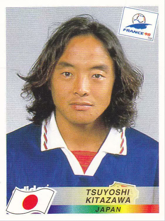 balondejapon's tweet photo. Kazu Miura salió únicamente en el álbum de Francia 98 pero por diferencias con Okada, seleccionador nacional, se quedó fuera de la lista final igual que Kitazawa.
#日本代表 https://t.co/paC4KPuR2Q