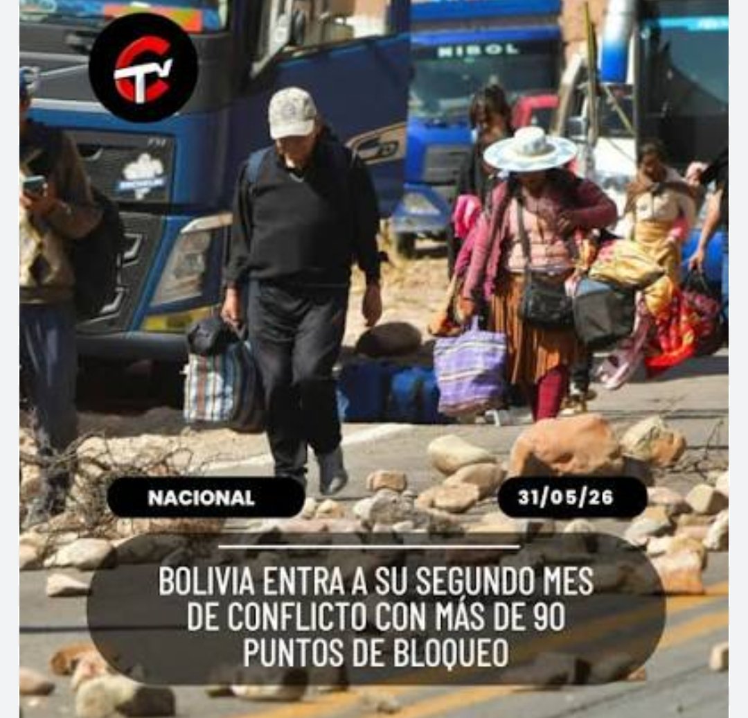 ClauSorucopress's tweet photo. Este 8 de junio el gobierno de Rodrigo Paz cumple SIETE MESES DE GESTIÓN. Y serán 39 días la estamos pasando con bloqueos y cercos CRIMINALES que dejan MUERTES, HAMBRE, DESEMPLEO, QUIEBRA DE EMPRESAS, VIOLENCIA E INCERTIDUMBRE. 
HAGA ALGO, PRESIDENTE, POR EL AMOR DE DIOS!!! https://t.co/hNUVWBmosb