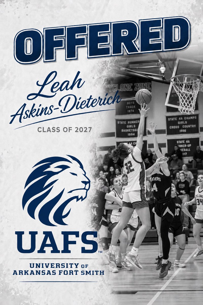 LeahGrace_2027's tweet photo. After a great conversation with head Coach McAdams, I am very thankful to have received an offer to play for the University of Arkansas Fort Smith!
Thank you so much for this opportunity @UAFSSports @kadehackerott https://t.co/IXQJzYiECM