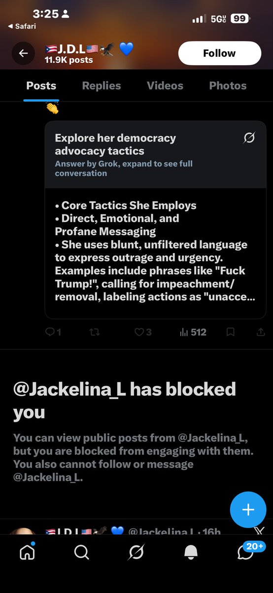 JackSR71's tweet photo. @Jackelina_L @GTBAGF @Fairyfellina @HunterBiden Bahahahaha.  Typical liberal coward lmao

I don't know how I'll go on with life now that youve blocked me bahahahahaha

Fucking fat loser 🤦🏻‍♂️🤦🏻‍♂️🤦🏻‍♂️🤦🏻‍♂️ https://t.co/yrfCkf7RiM