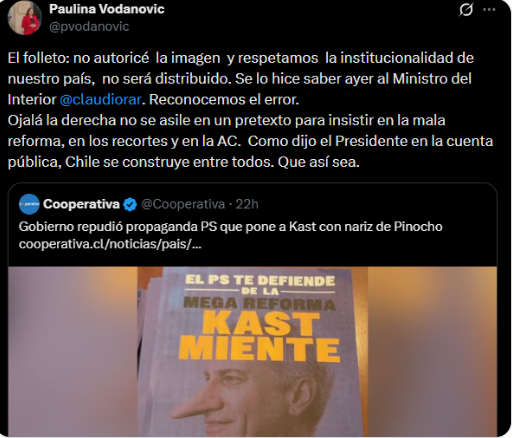 Iherreraa's tweet photo. Siempre un ERROR. Cuando culpan a un carabinero y no hizo nada es un ERROR.  Cuando se roban plata y los pillan dicen que fue un ERROR. Cuando se burlan de la institucionalidad y los descubren dicen que fue un ERROR.  Para los zurdos todo lo malo que hacen a sabiendas es un ERROR https://t.co/pzYR0H6KR8