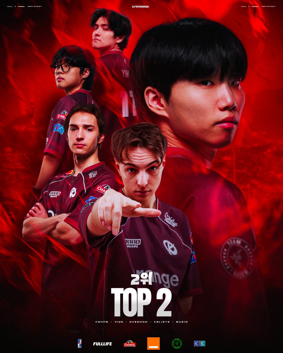 KarmineCorp's tweet photo. On termine ce split à la deuxième place, à une seule game du trophée.
La déception est là, mais la saison est loin d'être terminée. Rendez-vous au MSI, on compte bien aller chercher un titre cette année💙 #KCORP https://t.co/rBqTh4J9yf