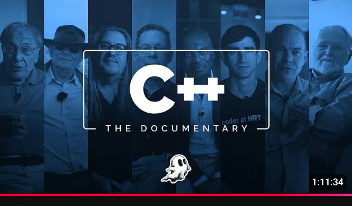 charliesbot's tweet photo. El documental de la historia de C++ es buenísimo

Me abrió los ojos a ver el impacto de C++ actualmente en industrias web y AI

Y que, aunque estemos familiarizados con JavaScript o Python en estos temas, al detrás de escenas tienen que apoyarse en C++ para exprimir el hardware https://t.co/VFhp5H72pX