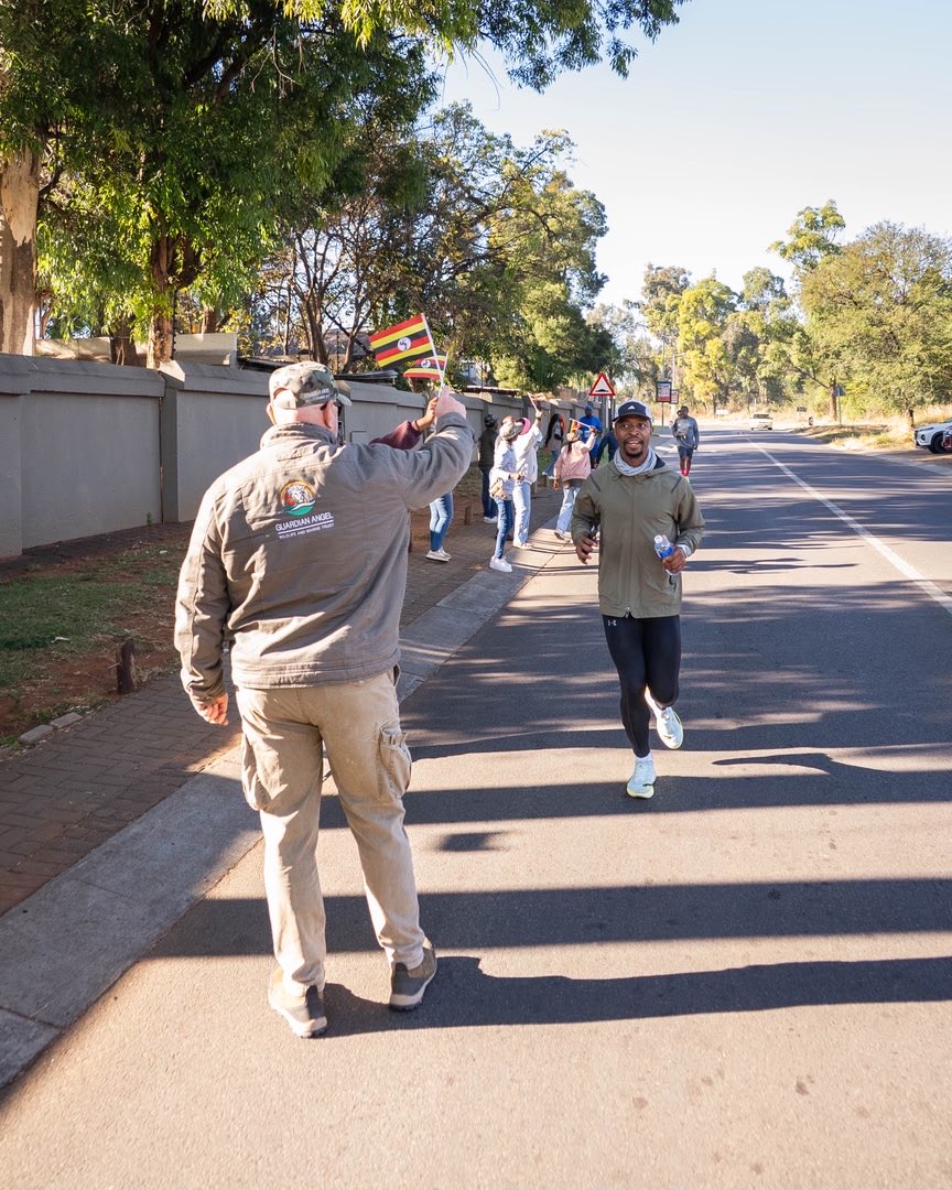 wekesa_amos's tweet photo. RWENZORI MARATHON 2026 

Activation in Pretoria South Africa today 

Main stream media and social media influencers turned up as well https://t.co/aroe79ziWS