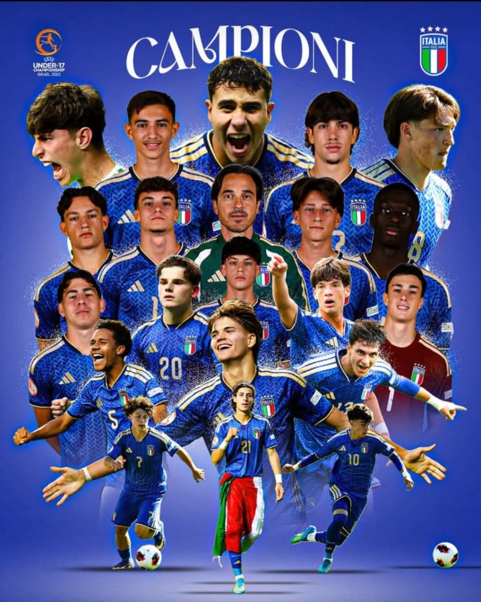 brunotambu20's tweet photo. Italia U17 campioni di  EUROPA https://t.co/nnebHMo6oS