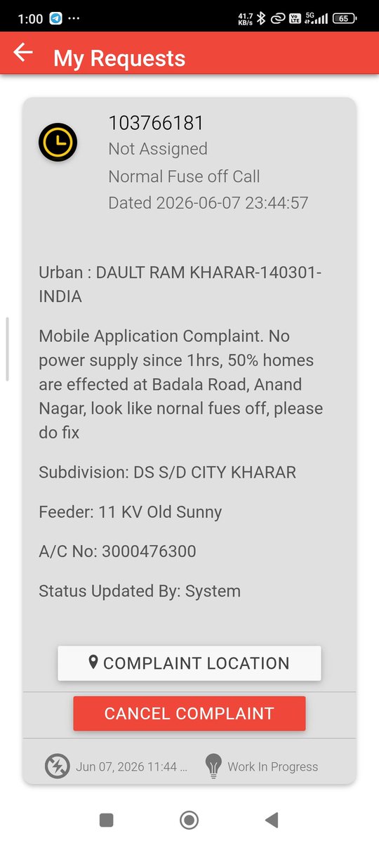 vinod_thour's tweet photo. @PSPCLPb please look in to the. matter, Too much hot Night, https://t.co/CoGTyxvD86