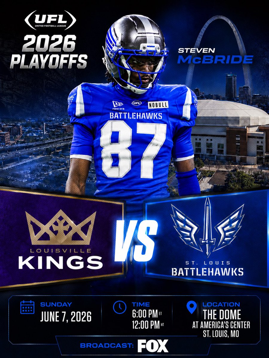 WarriorAccess's tweet photo. Good luck to former #HawaiiFB WR Steven McBride in his playoff game for the UFL @BattlehawksUFL today. https://t.co/OTiWF7fKMJ