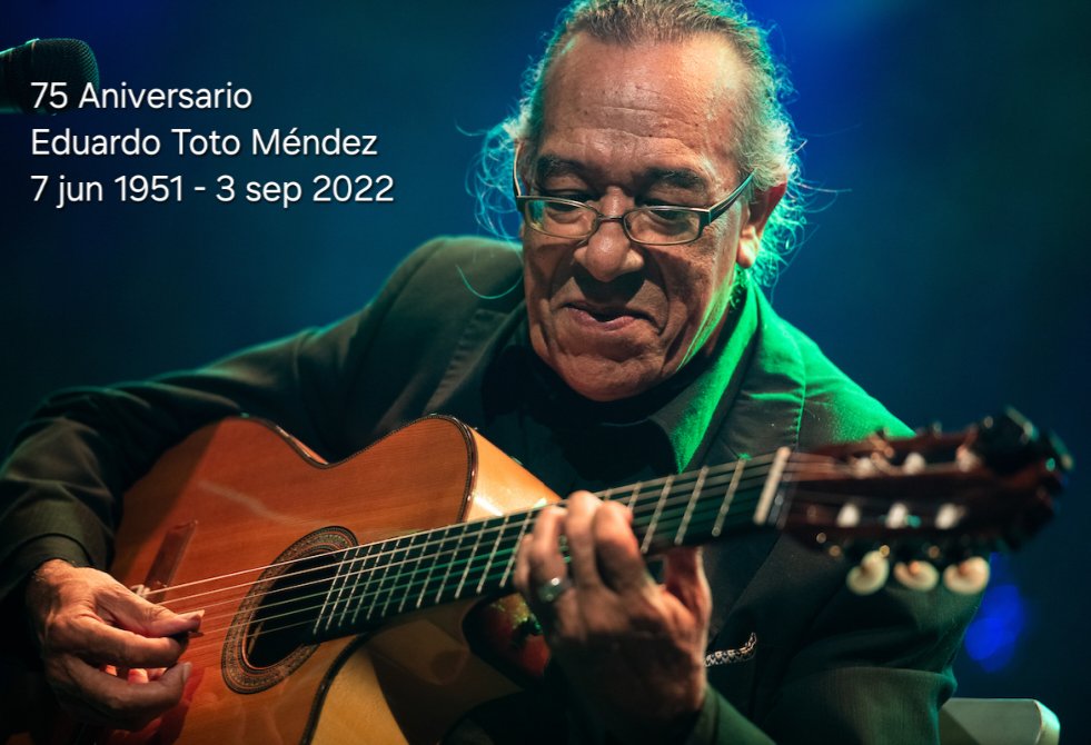 ArchivZitarrosa's tweet photo. Inolvidable. Hoy hubiera cumplido 75 años Eduardo Toto Méndez, compañero, guitarrista y creador inigualable. https://t.co/vKqEp1g0FA