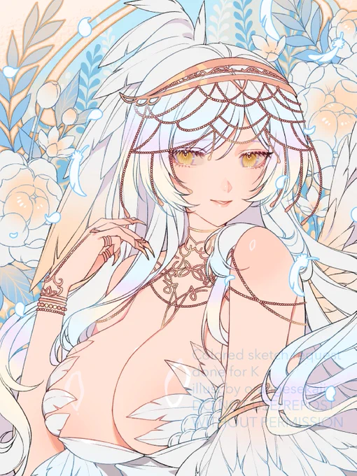 Another colored sketch request done for K Thank you so much for your constant support~!