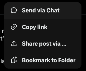 p3shoemaker's tweet photo. Pains me to admit it, but since they flipped the order of the share button, I am sending way more posts via DM

gg nikita https://t.co/lRLUP6VWKX