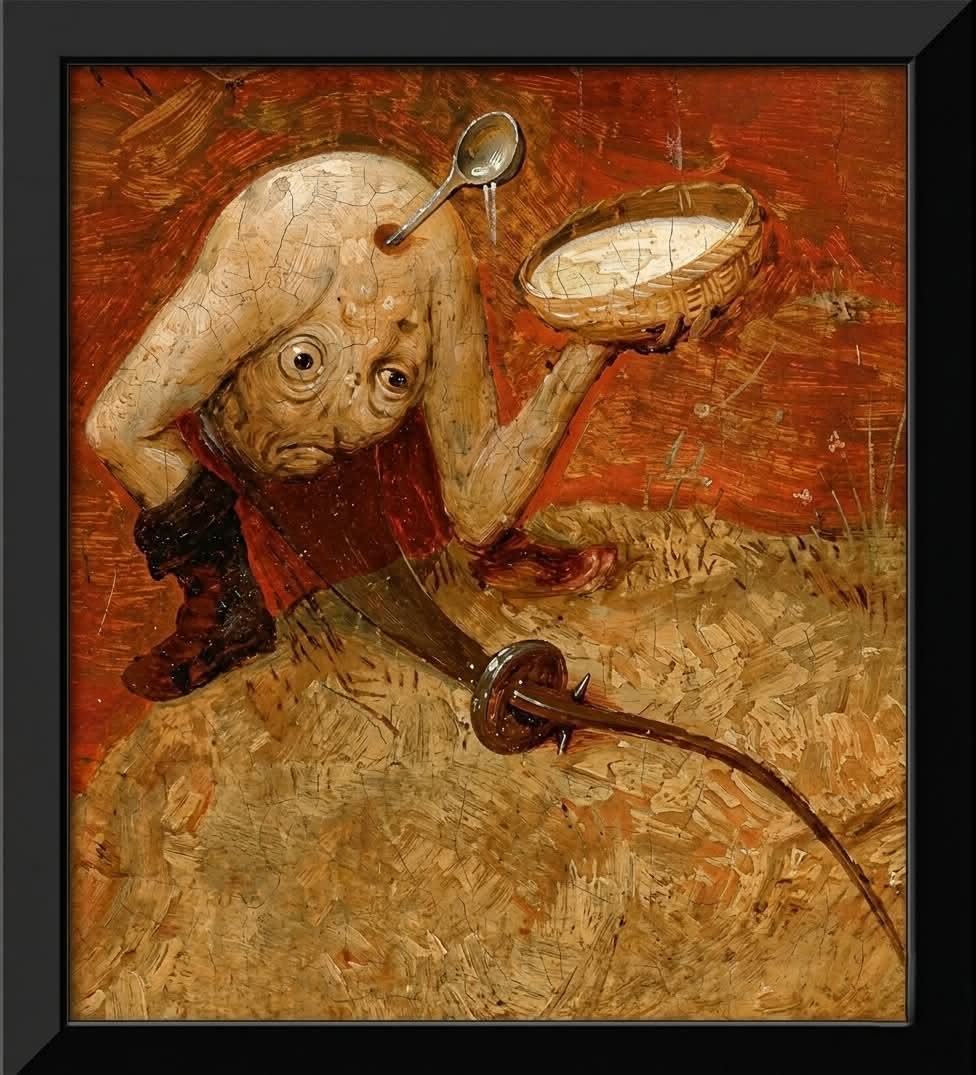 Metaux's tweet photo. Pieter Huys, Sabbha delle streghe, particolare, creatura fantastica/grillo, inizi del XVII secolo https://t.co/BJbWRKGmBh