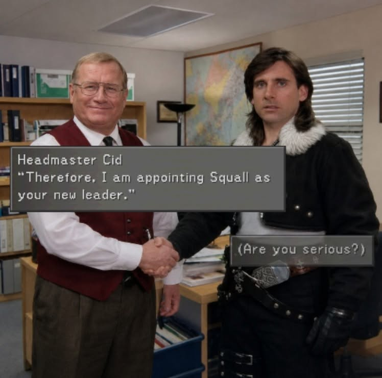 maskedlizard's tweet photo. FFVIII, never change. https://t.co/FgG4fHnrXm