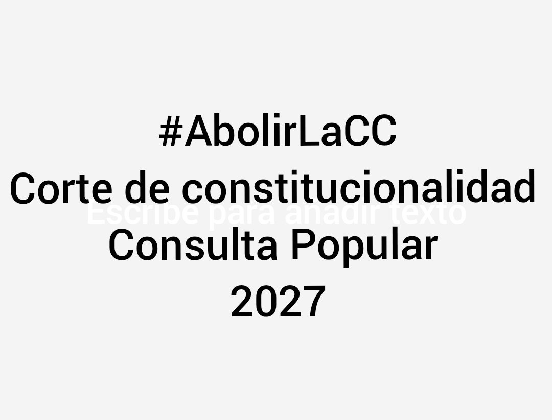 macu_ubaldo's tweet photo. En año 2027 debemos en las urnas #AbolirLaCC 
Hoy Guatemala tiene concentrado el poder en 3 personas
Molina, Ochoa y Rivera. 
Esti debemos terminarlo ya. Estos legislan, esto ejecutan estos sacan de la carcel a quien quieren. La @CC_Guatemala debe ser abolida. https://t.co/KNrxKsR8bM