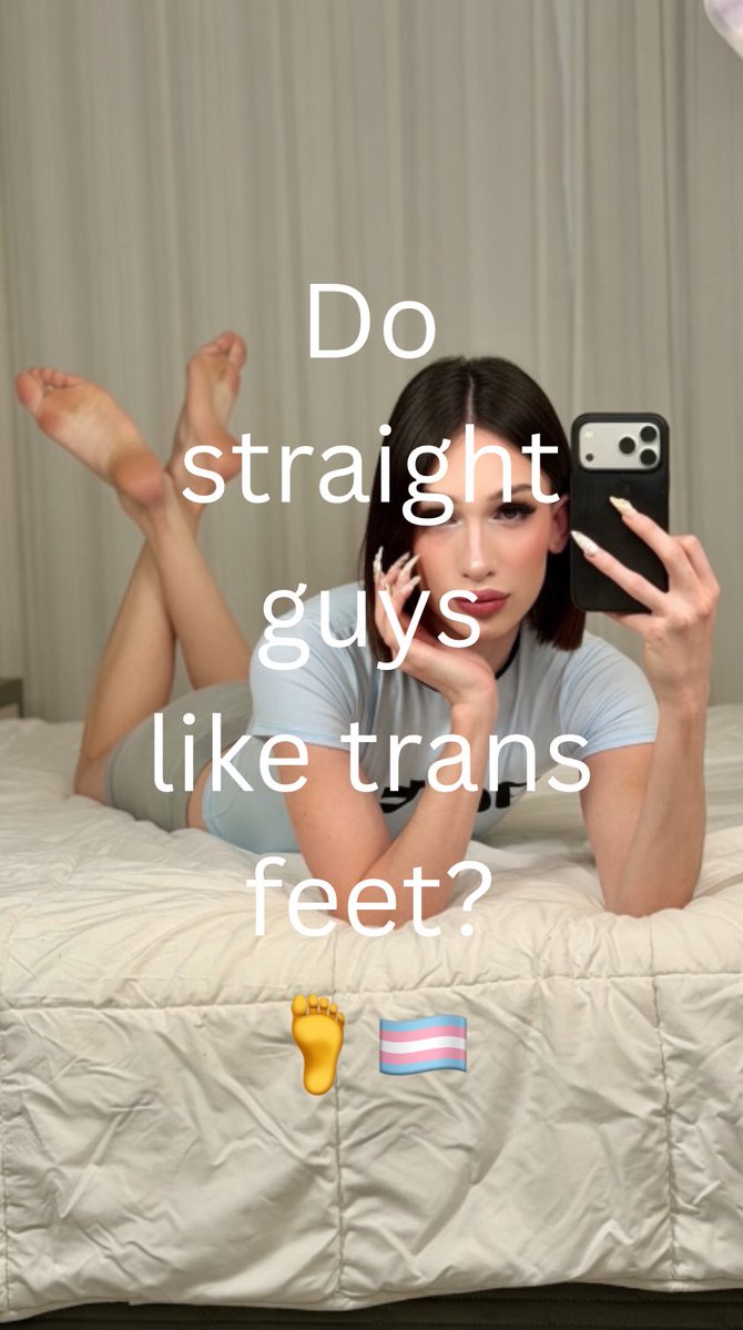tsxalessia's tweet photo. Be honest, do u like trans feet? 🦶 https://t.co/Ole6IxTHM7