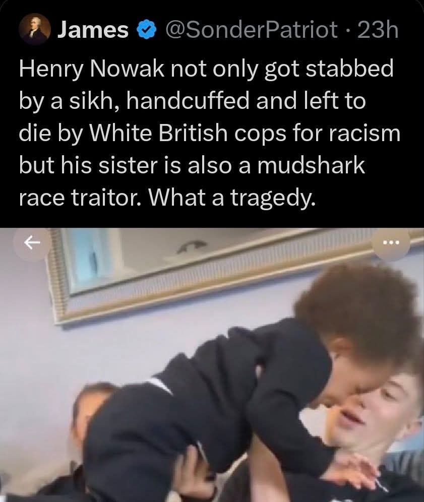 CwordCommunist's tweet photo. They're now explicitly using racist insults against#HenryNowak 's family. It was never about safety.
@SonderPatriot https://t.co/hGOnqRuEtu