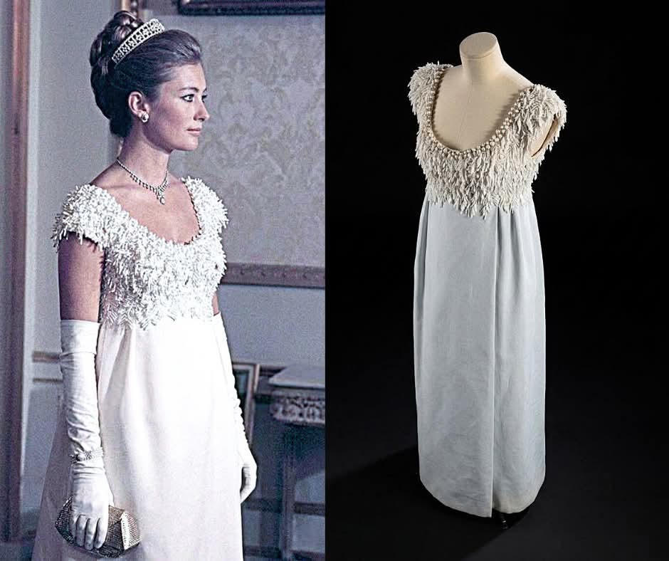 histories_arch's tweet photo. A royal appearance in Brussels captured the elegance of a princess whose style helped define European high fashion in the 1960s.

In this period, Paola of Belgium was widely regarded as one of Europe’s best-dressed royals. Known for her refined, polished, and consistently elegant style, she frequently appeared on international fashion lists alongside figures such as Grace Kelly. Paola’s wardrobe reflected both sophistication and restraint—often colorful yet always modest, balancing royal expectations with modern fashion trends of the era.

One of her most memorable appearances came during the 1966 state visit of Elizabeth II to Belgium. For the official banquet, Paola wore a Valentino haute couture gown from the Spring–Summer collection of that year, designed by Valentino Garavani. The sleeveless white silk dress featured an empire silhouette, emphasizing simplicity and elegance while showcasing the craftsmanship of Italian couture at its peak.

To complement the ensemble, she wore the historic Art Deco tiara once belonging to Elisabeth of Bavaria, believed to have been created by Cartier. The combination of modern Italian fashion with historic royal jewelry created a striking contrast between contemporary style and traditional monarchy. She further accessorized with pearl and diamond earrings by Altenloh, white silk opera gloves, a diamond necklace, and a gold evening bag, completing a look that was both regal and fashion-forward.

The gown itself reflected the evolving language of post-war couture. Its structure included delicate embroidery using synthetic raffia, silk trimmings, rhinestones, and decorative elements typical of Italian design in the late 1950s and 1960s. Designers of the period often embraced lighter, more experimental materials, and Italian fashion houses in particular became known for their innovation and craftsmanship.

Princess Paola’s appearance during this state banquet—and later reuse of the gown at a gala in London—highlighted her influence as a modern royal style icon. Her ability to merge haute couture with royal tradition reinforced her reputation as one of Europe’s most elegant public figures, bridging the worlds of fashion, diplomacy, and monarchy in a single, unforgettable image.

© Historical Stories

#archaeohistories